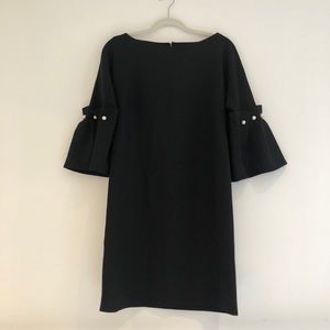Banana Republic Bell Sleeve Pearl Shift Dress